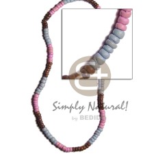 4 5mm pink aqua blue nat brown combination coco pokalet