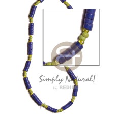 4 5mm navy blue coco heishe with 2 3mm