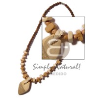 bayong rosewood beads with coco sq. cut and