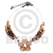 floating 2 3mm coco Pokalet. natural white and