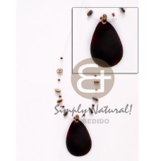 floating teardrop black tab 40mm