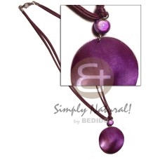 50mm hammershell violet in double wax cord