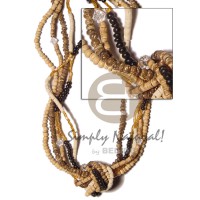 5 rows 2 3m coco Pokalet 2 3heishe combination