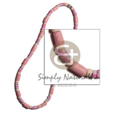 pink wood tube with 4 5mm coco splashing