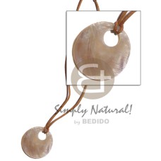 round 50mm hammershell in wax cord