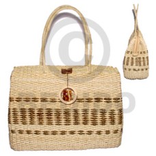 pandan indo braided with zipper 17x6 .5x